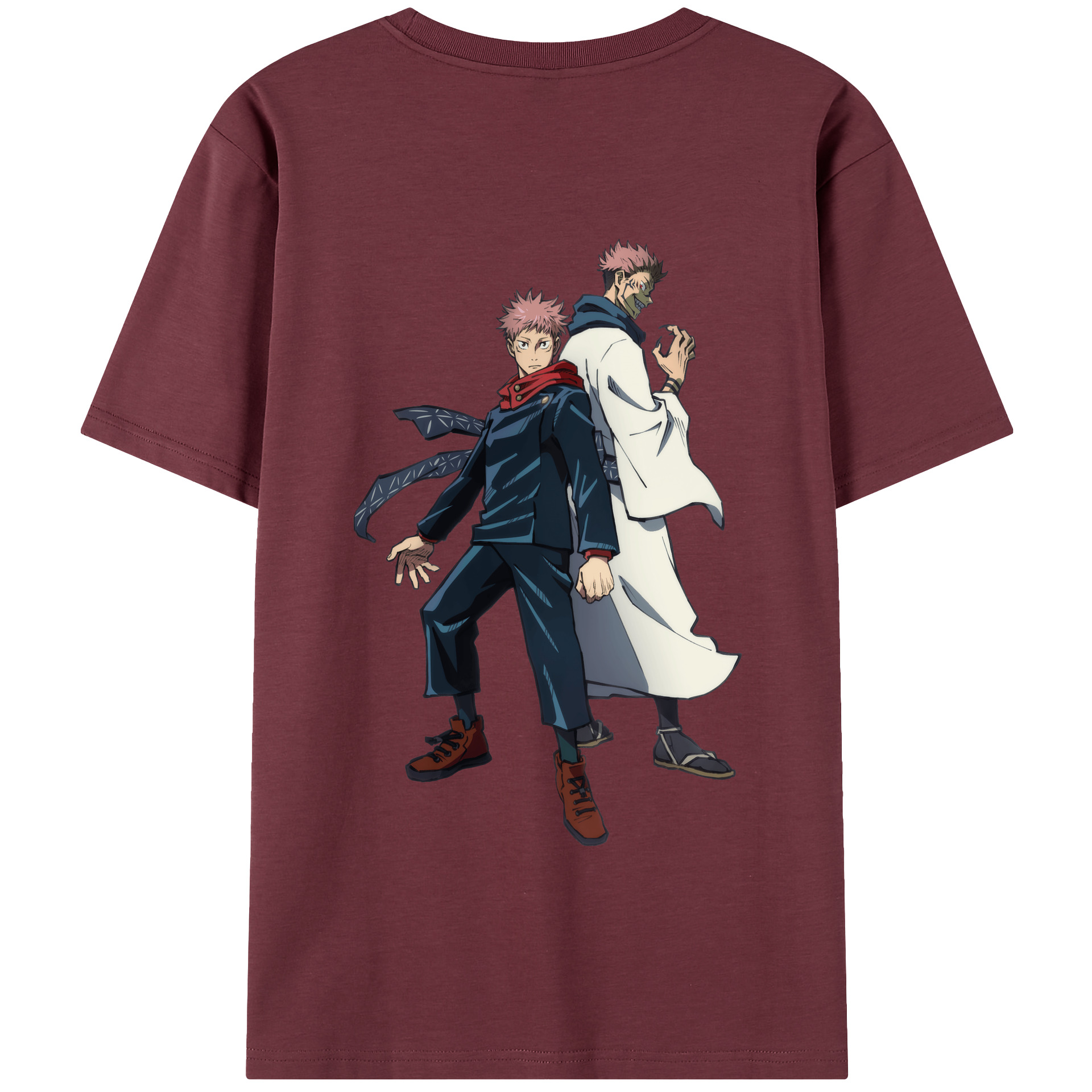 （画像用） 呪術廻戦 Jujutsu Kaisen 綿100％半袖Tシャツ（背面プリント）